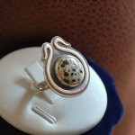 СРЕБЪРЕН ПРЪСТЕН С ДАЛМАТИНОВ ЯСПИС